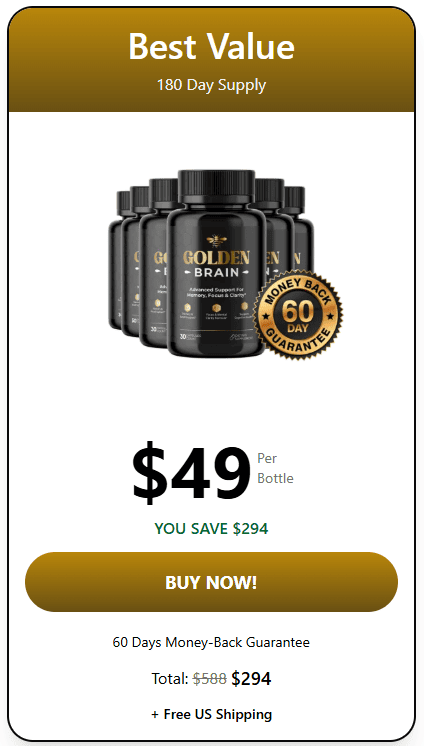 buy golden brain 6 bottles